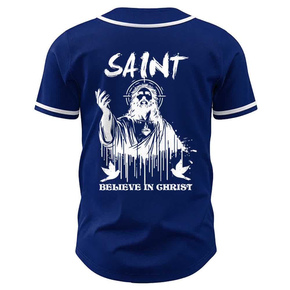 Christianartworkshop Saint Believe In Christ Unisex Baseballtrikot - image 20