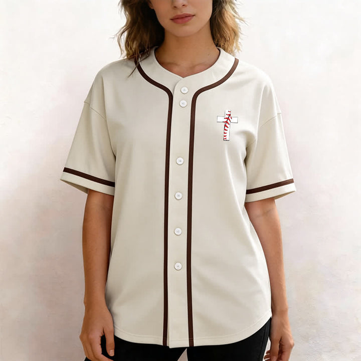 Christianartworkshop Philipper 4,13 Ich kann alles tun Unisex-Baseballtrikot - image 4