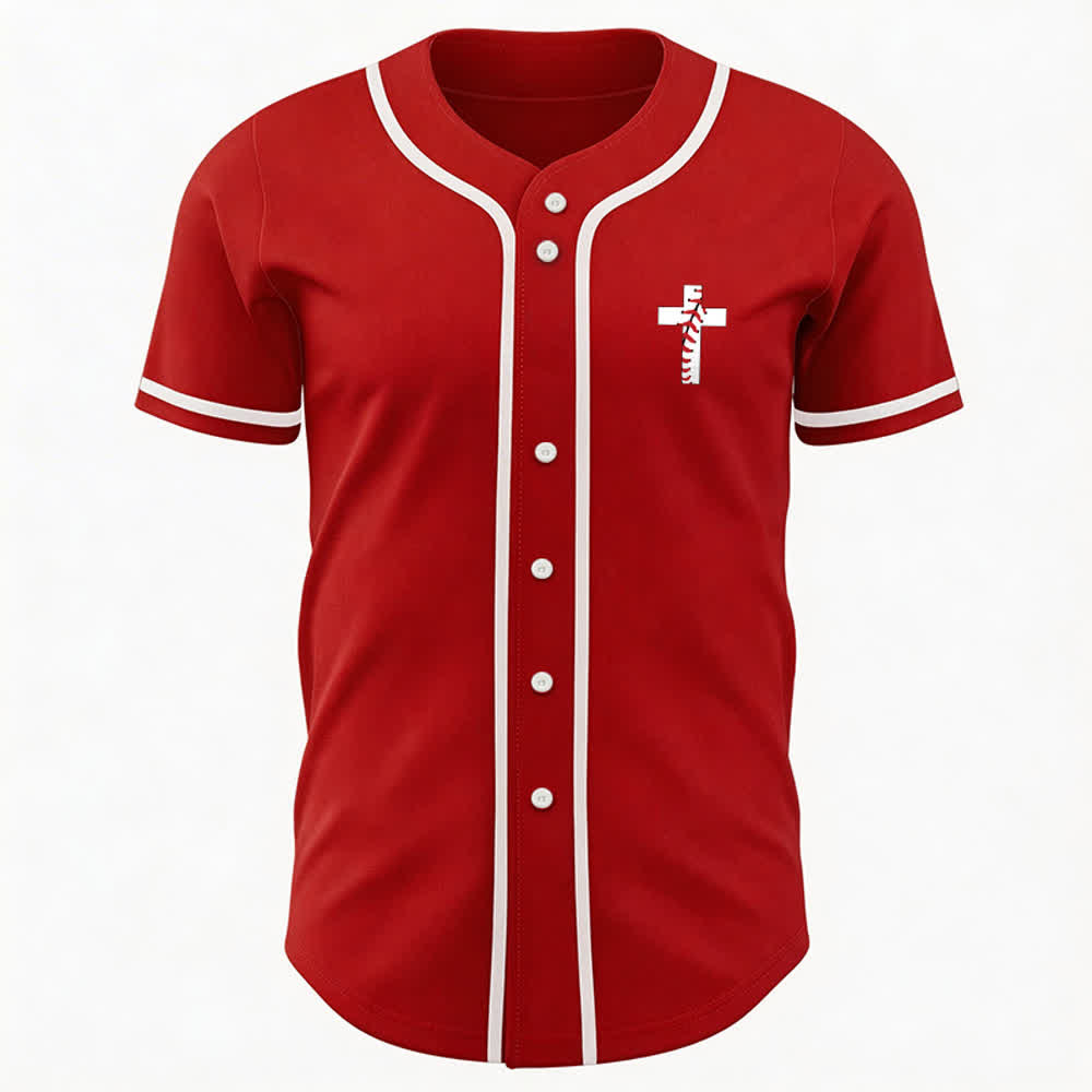 Christianartworkshop Philipper 4,13 Ich kann alles tun Unisex-Baseballtrikot - image 15