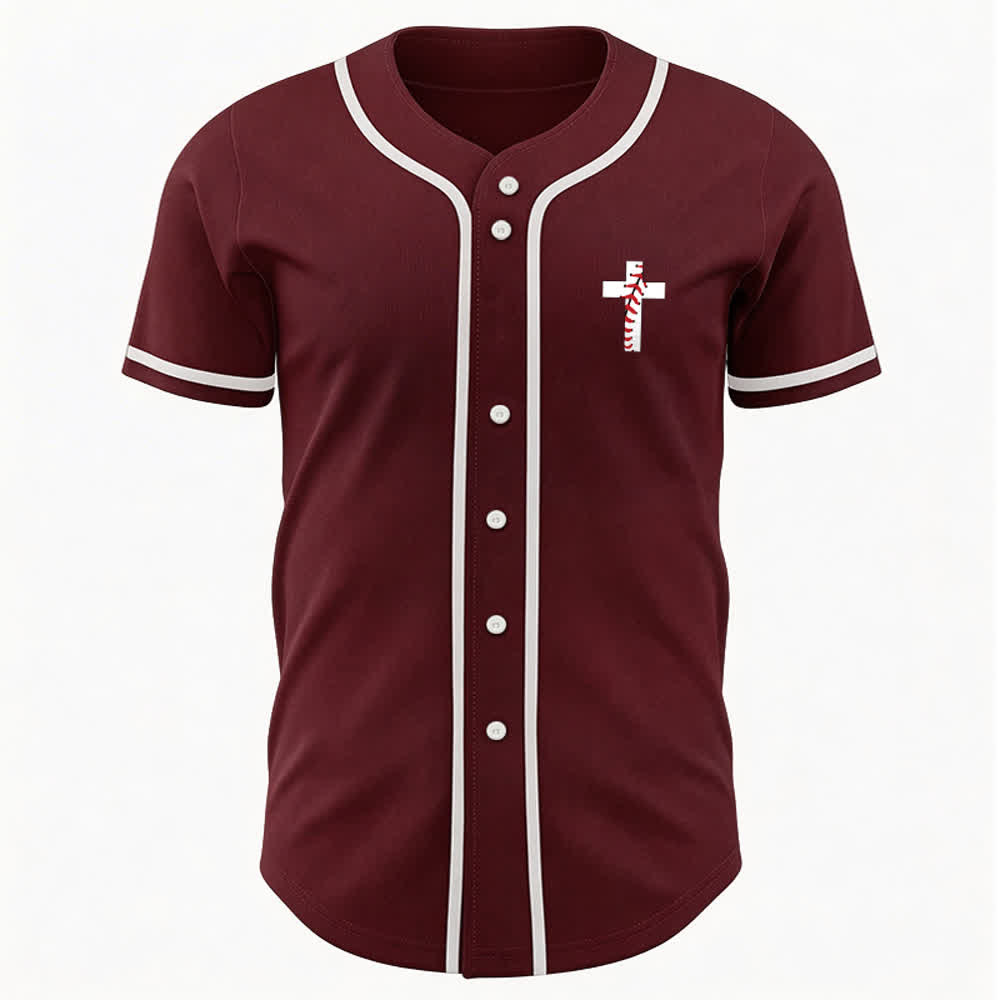 Christianartworkshop Philipper 4,13 Ich kann alles tun Unisex-Baseballtrikot - image 18
