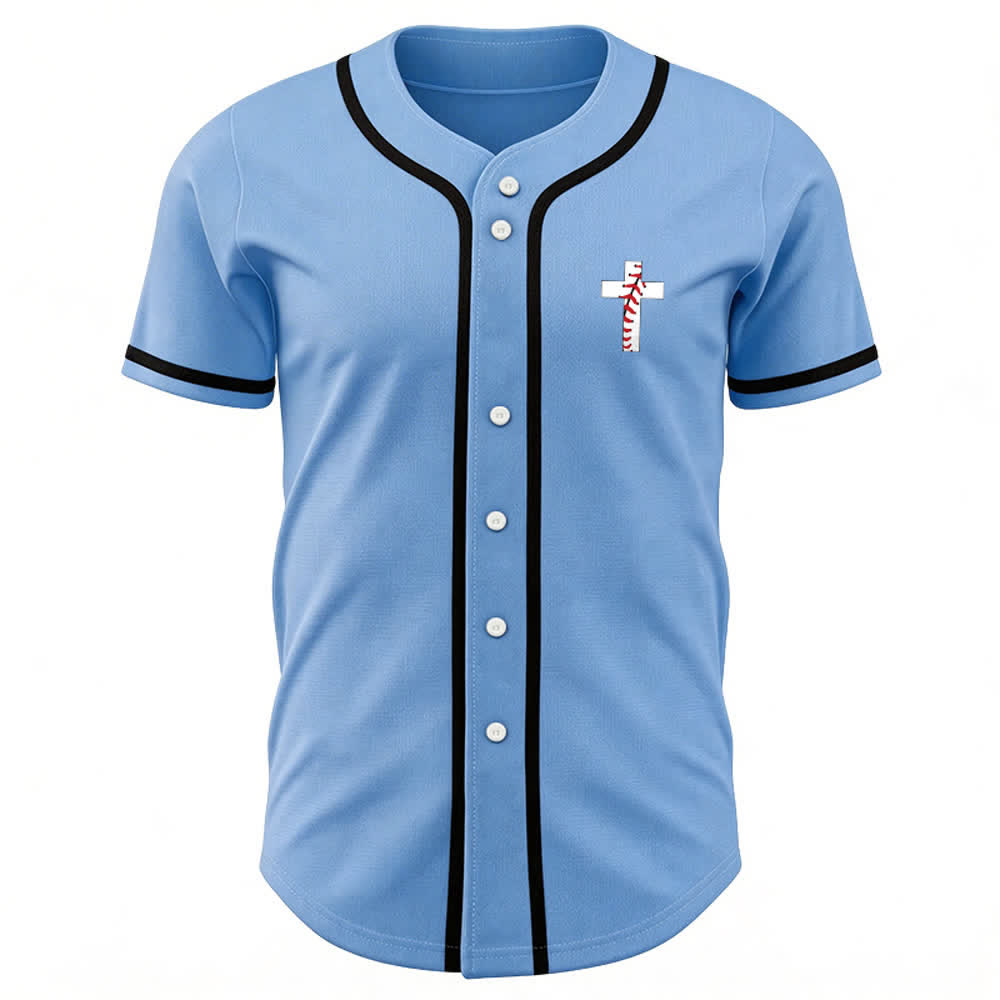 Christianartworkshop Philipper 4,13 Ich kann alles tun Unisex-Baseballtrikot - image 21