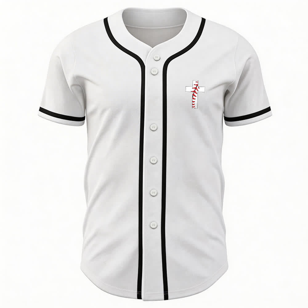 Christianartworkshop Philipper 4,13 Ich kann alles tun Unisex-Baseballtrikot - image 9