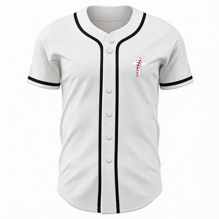Christianartworkshop Philipper 4,13 Ich kann alles tun Unisex-Baseballtrikot - image 9