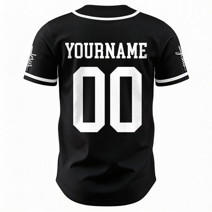 Christianartworkshop Kind Gottes Personalisiertes Namens- und Nummern-Unisex-Baseballtrikot - image 10