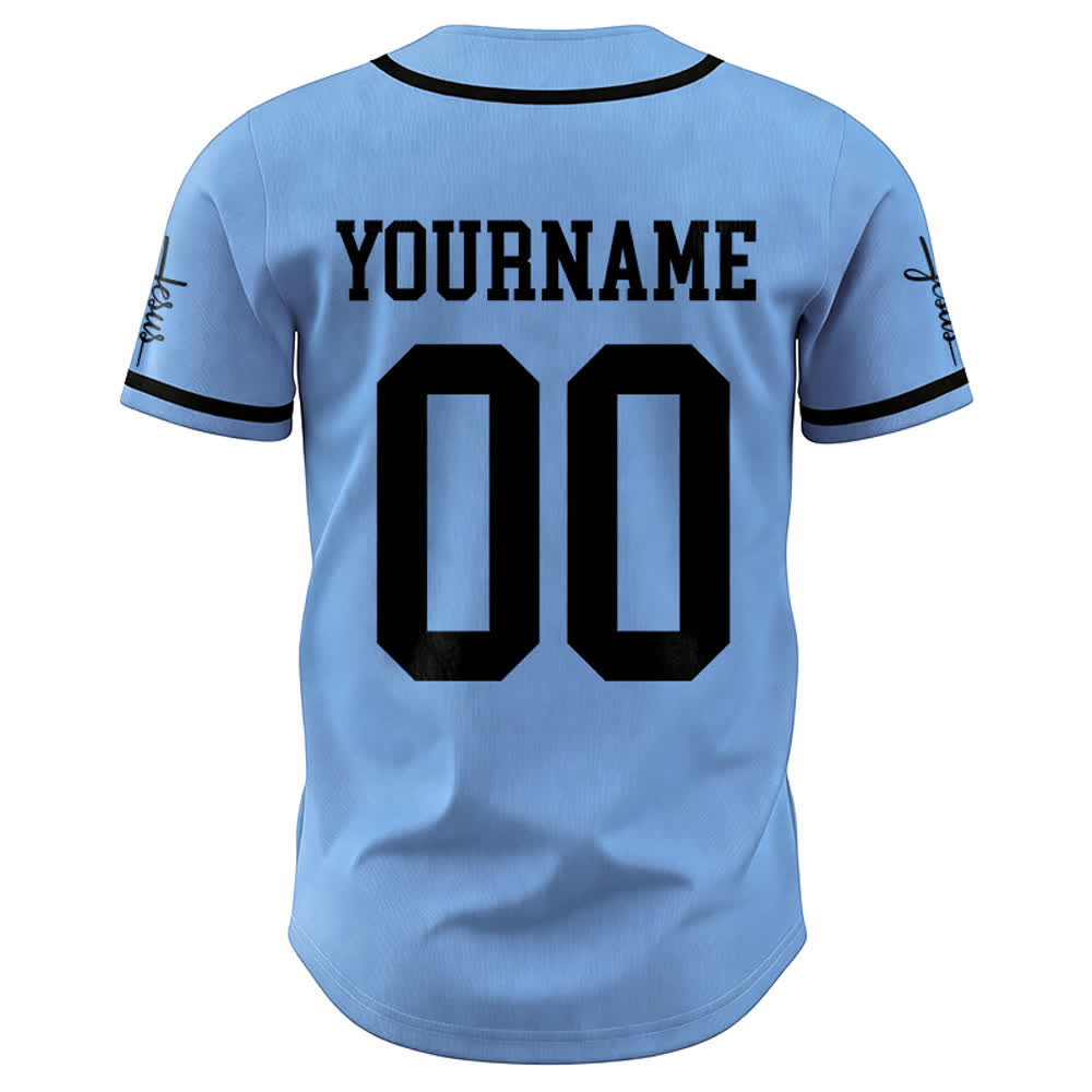 Christianartworkshop Kind Gottes Personalisiertes Namens- und Nummern-Unisex-Baseballtrikot - image 19