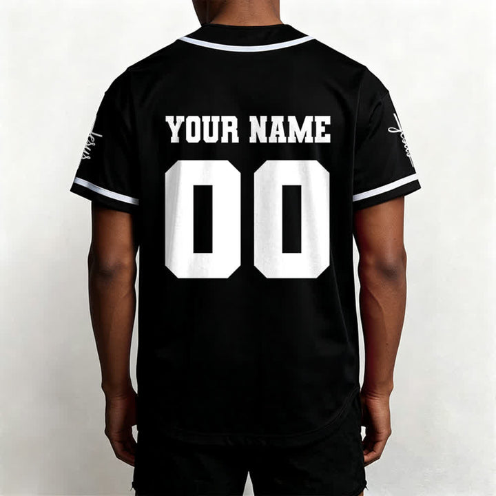 Christianartworkshop Klassisches Jesus Personalisierte Sportbekleidung Unisex Baseballtrikot - image 3