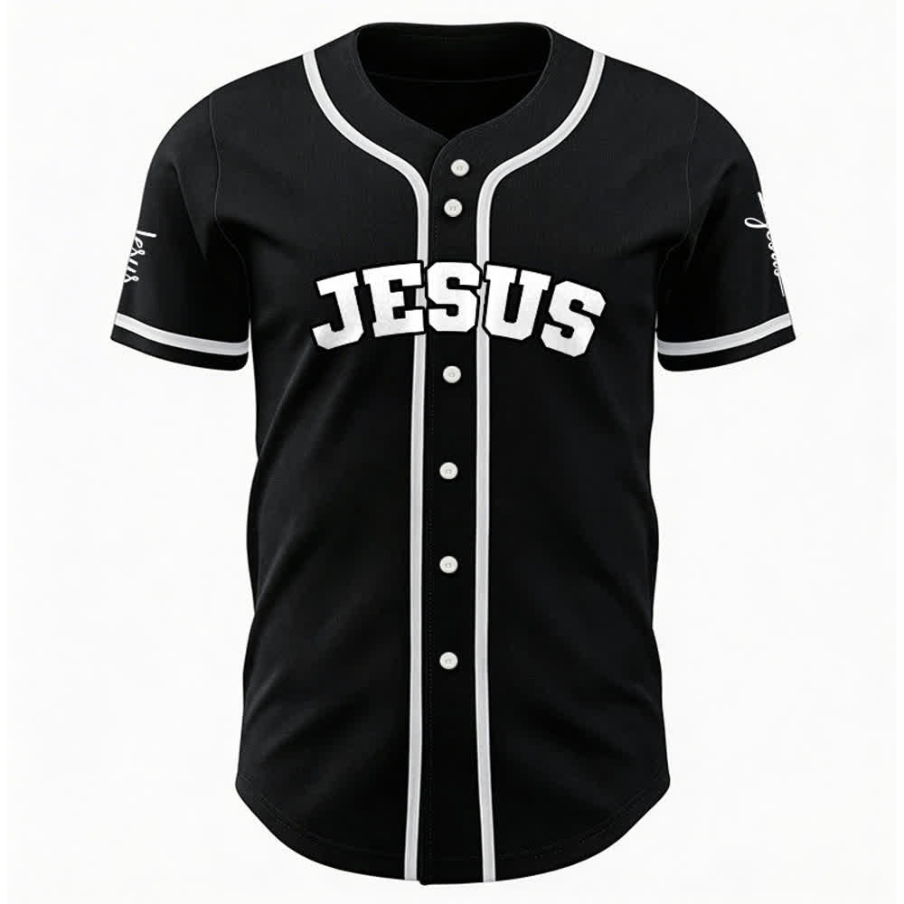 Christianartworkshop Klassisches Jesus Personalisierte Sportbekleidung Unisex Baseballtrikot - image 6