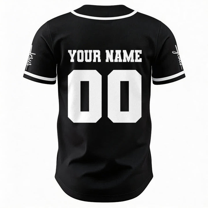 Christianartworkshop Klassisches Jesus Personalisierte Sportbekleidung Unisex Baseballtrikot - image 7