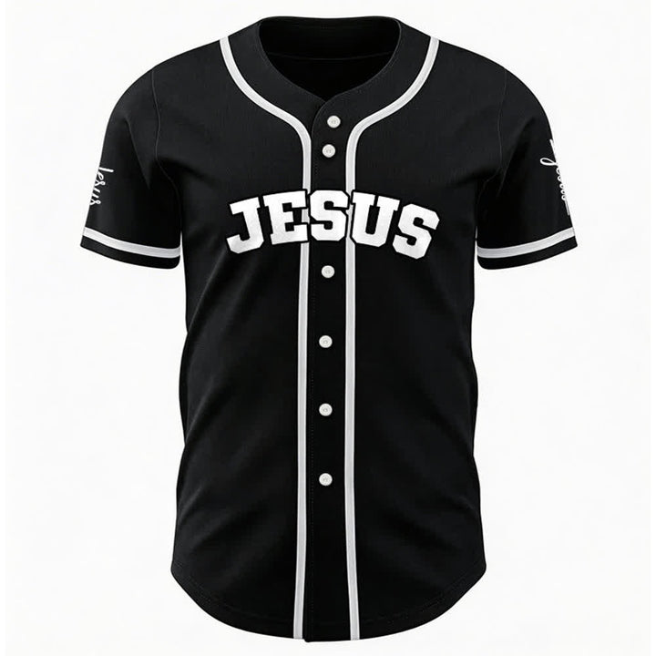 Christianartworkshop Klassisches Jesus Personalisierte Sportbekleidung Unisex Baseballtrikot - image 6