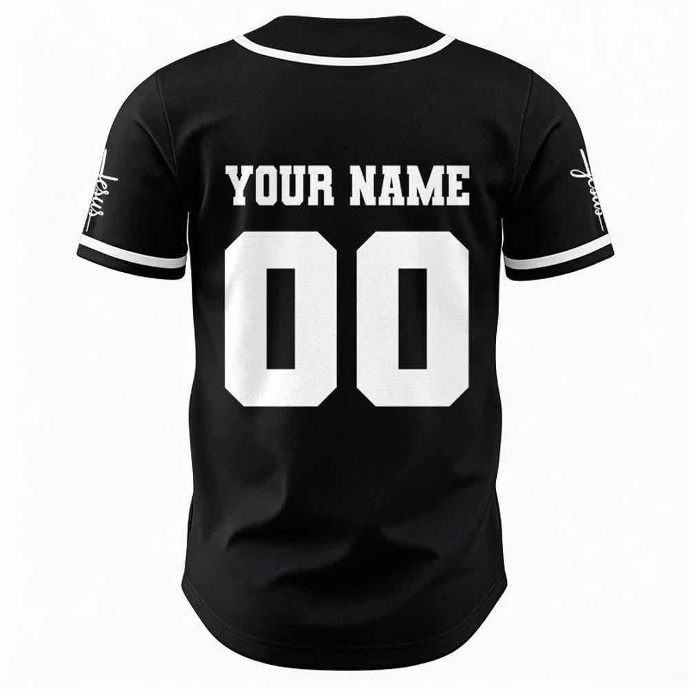 Christianartworkshop Klassisches Jesus Personalisierte Sportbekleidung Unisex Baseballtrikot - image 7