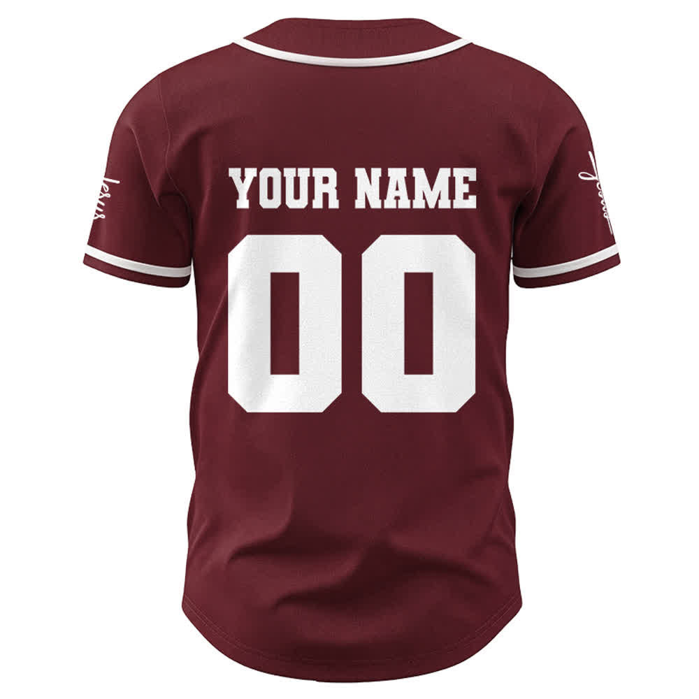 Christianartworkshop Klassisches Jesus Personalisierte Sportbekleidung Unisex Baseballtrikot - image 16