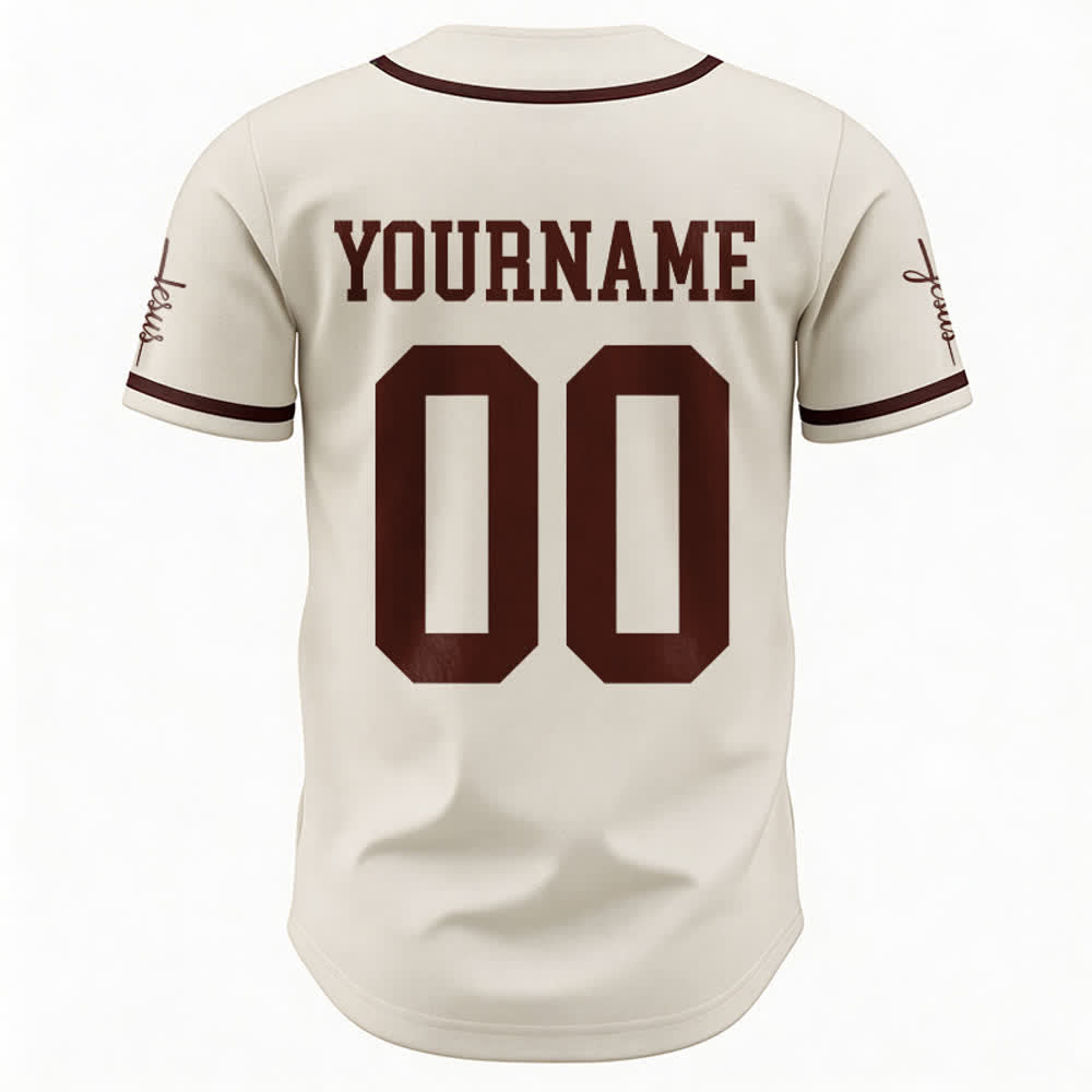 Christianartworkshop Klassisches Jesus Personalisierte Sportbekleidung Unisex Baseballtrikot - image 28