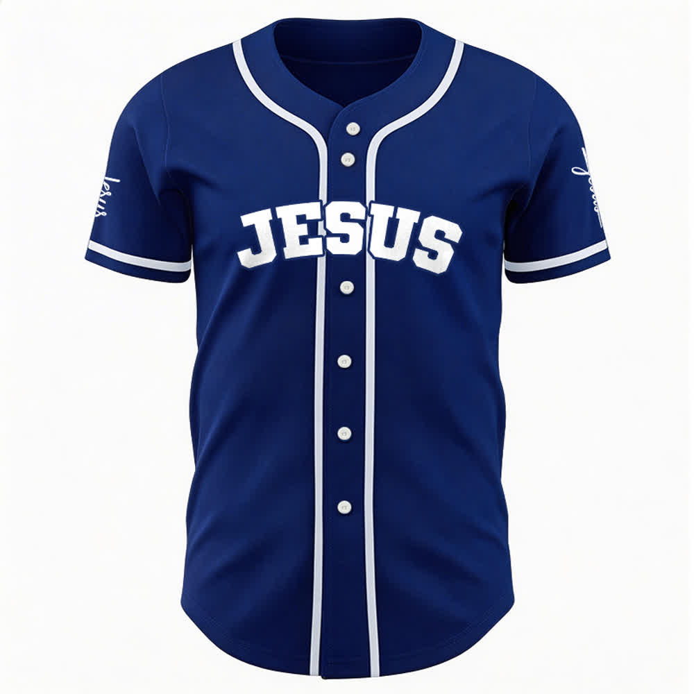 Christianartworkshop Klassisches Jesus Personalisierte Sportbekleidung Unisex Baseballtrikot - image 21