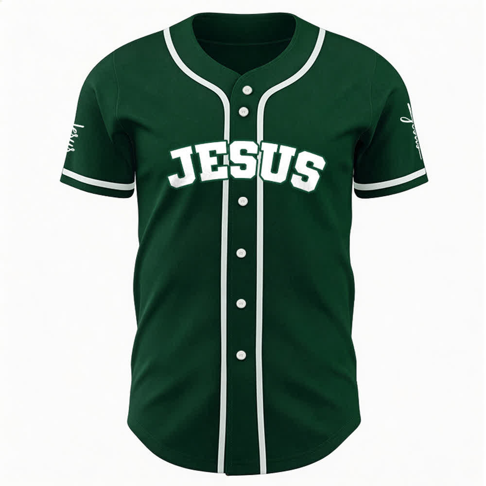 Christianartworkshop Klassisches Jesus Personalisierte Sportbekleidung Unisex Baseballtrikot - image 24