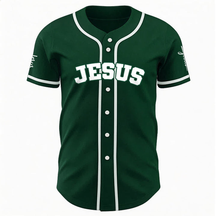 Christianartworkshop Klassisches Jesus Personalisierte Sportbekleidung Unisex Baseballtrikot - image 24