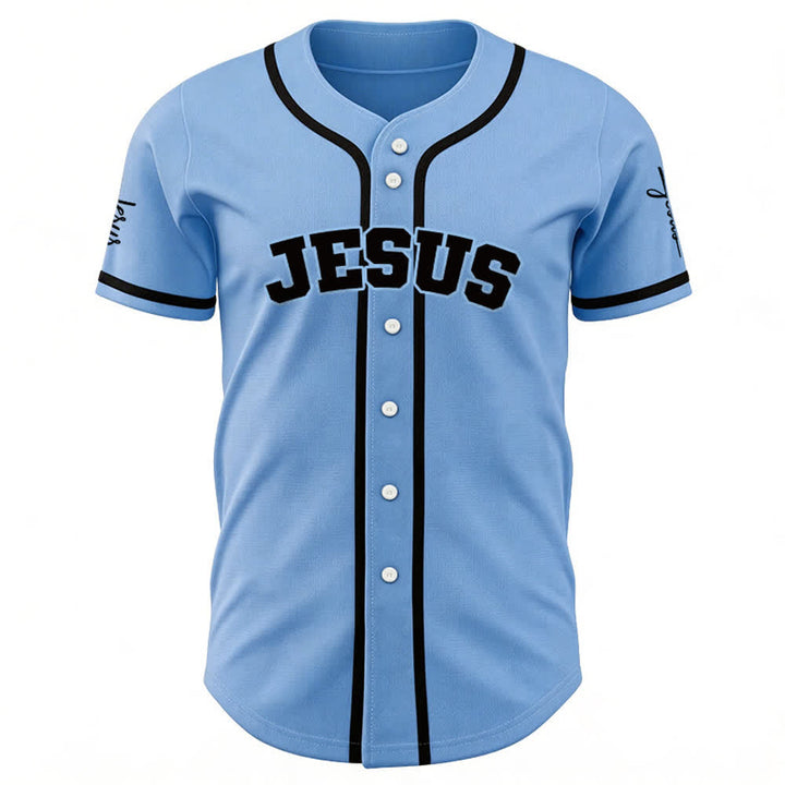 Christianartworkshop Klassisches Jesus Personalisierte Sportbekleidung Unisex Baseballtrikot - image 18