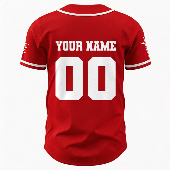 Christianartworkshop Klassisches Jesus Personalisierte Sportbekleidung Unisex Baseballtrikot - image 13