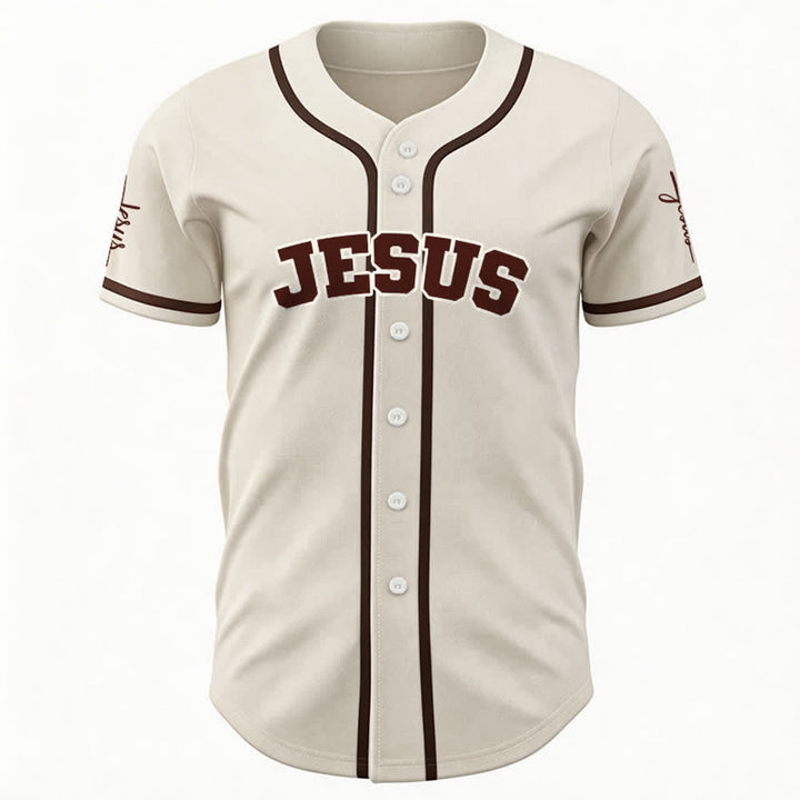 Christianartworkshop Klassisches Jesus Personalisierte Sportbekleidung Unisex Baseballtrikot - image 27