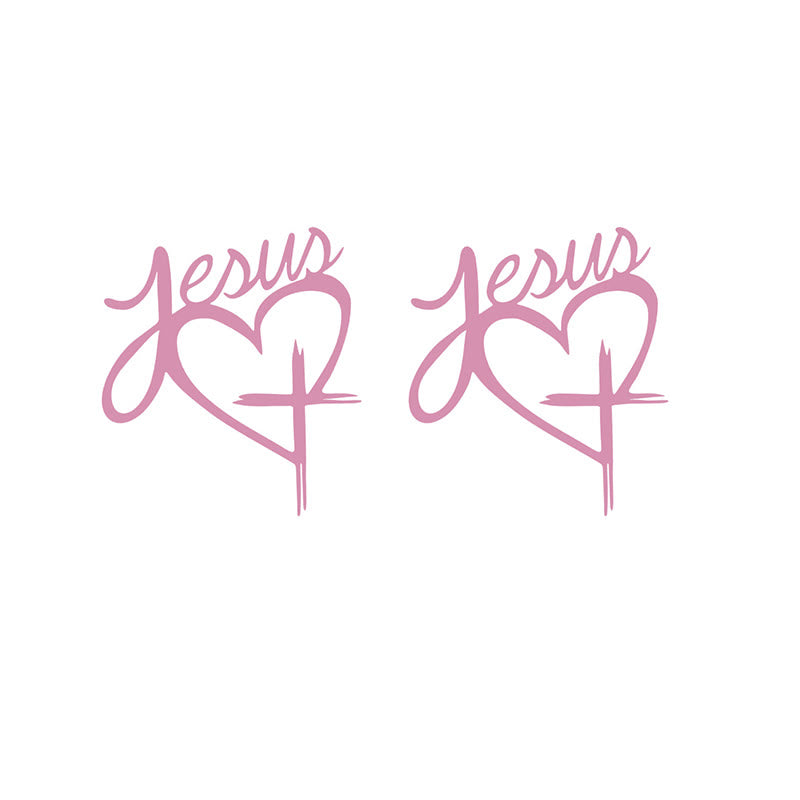Christianartworkshop Autoaufkleber „Jesus Herz & Kreuz“: Eine sanfte Anregung zum Innehalten und Beten - image 7