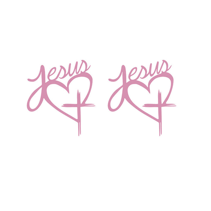 Christianartworkshop Autoaufkleber „Jesus Herz & Kreuz“: Eine sanfte Anregung zum Innehalten und Beten - image 7