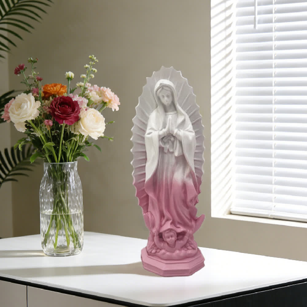 Moderne Statue der Jungfrau von Guadalupe von Christianartworkshop : Christliche Ästhetik für Ihr Zuhause - image 21