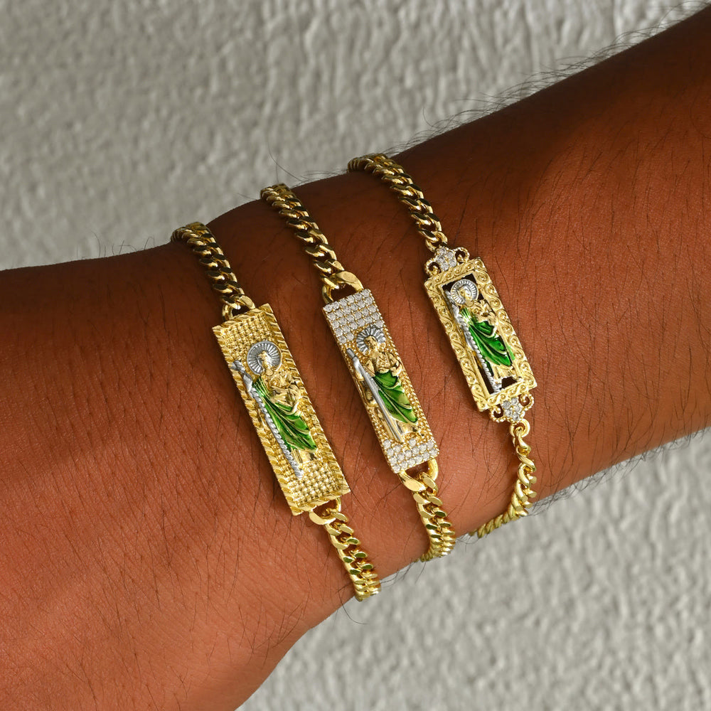 Christianartworkshop St. Judas-Armbandkollektion aus kupferplattiertem Material: Symbol göttlicher Hoffnung und wundersamer Gnade - image 1