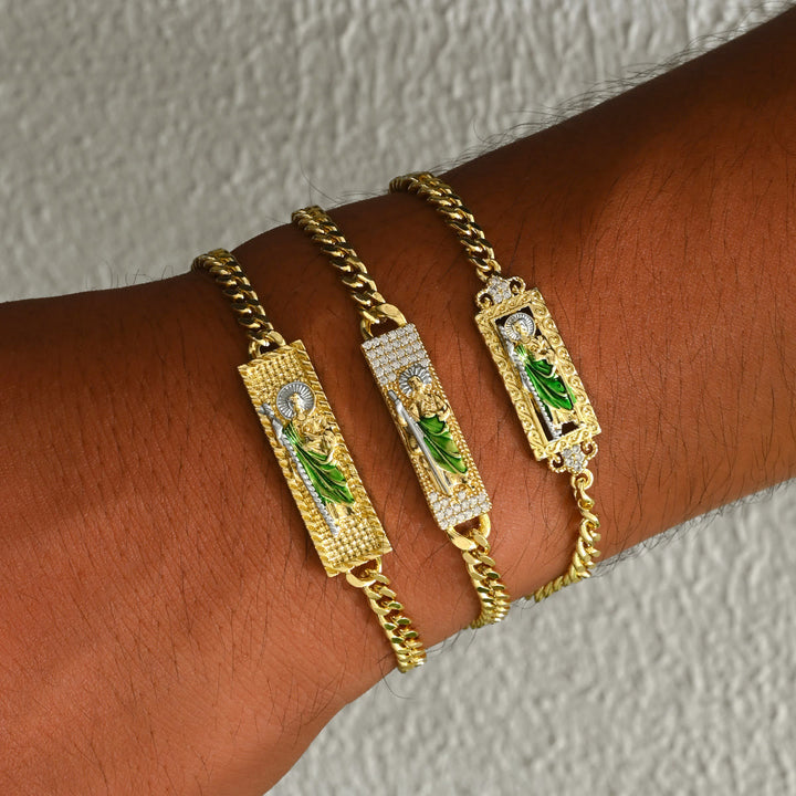 Christianartworkshop St. Judas-Armbandkollektion aus kupferplattiertem Material: Symbol göttlicher Hoffnung und wundersamer Gnade - image 1