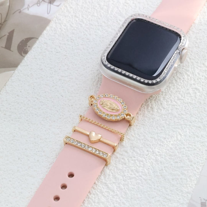 Christianartworkshop Unserer Lieben Frau Zirkonia iWatch Armband-Charm-Set: Trage das Licht der marianischen Liebe - image 5