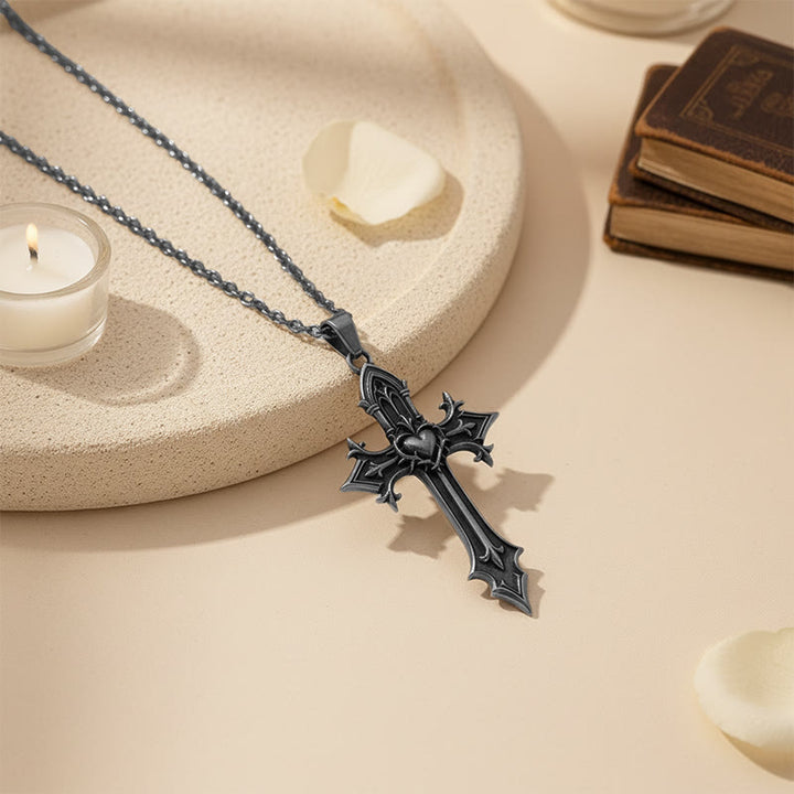 Christianartworkshop: Dornenkrone – gotisches Kreuz als Anhänger: Symbol für Christi Opfer und Erlösung - image 7
