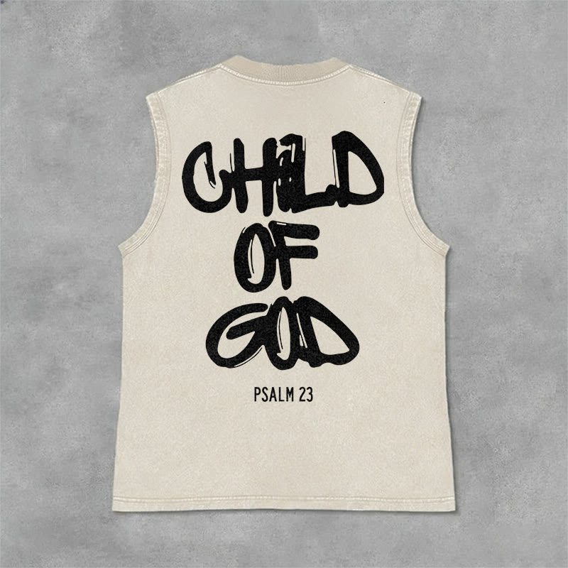 Christianartworkshop Kind Gottes Unisex-Tanktop - Beige - 2XL - image 10