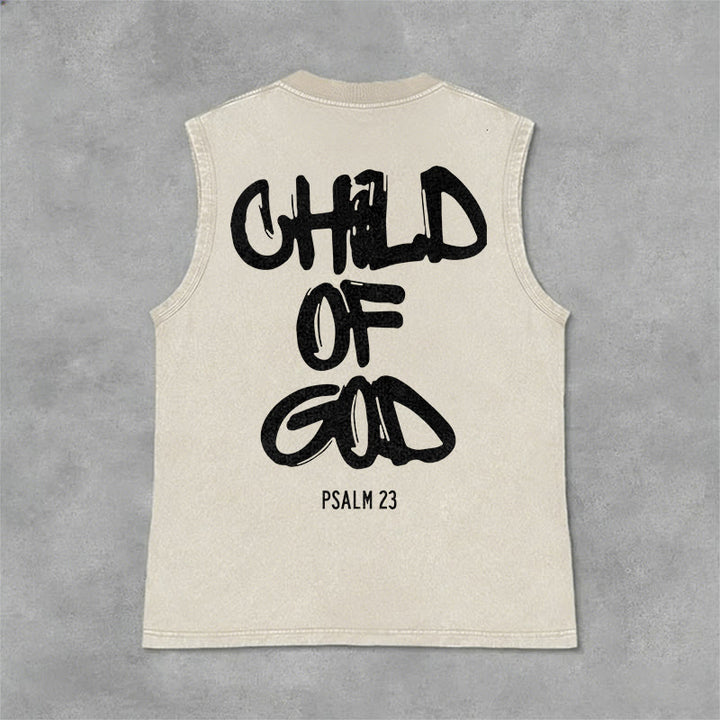 Christianartworkshop Kind Gottes Unisex-Tanktop - Beige - 2XL - image 10