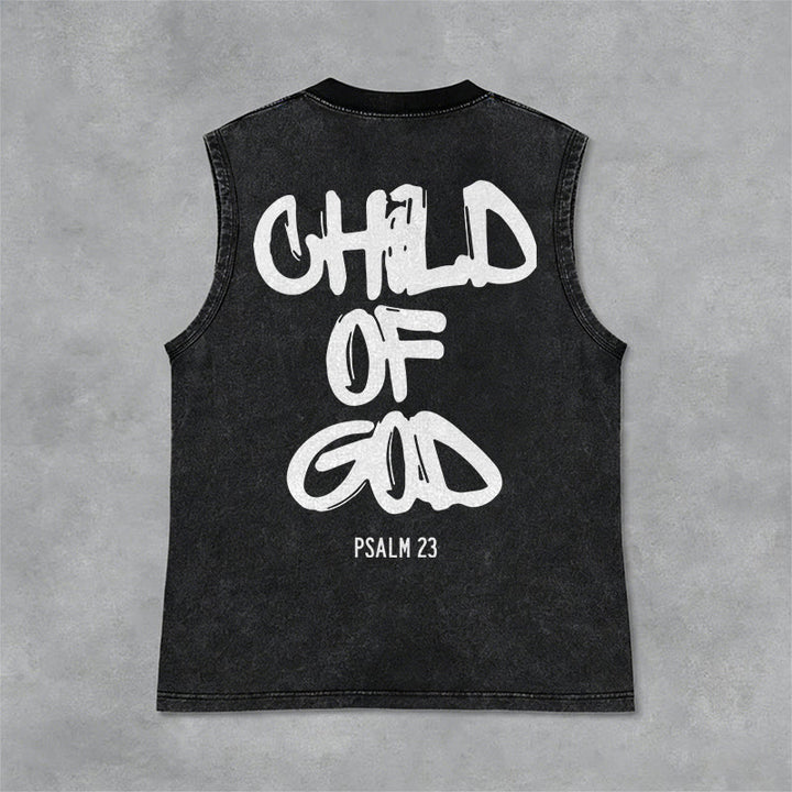 Christianartworkshop Kind Gottes Unisex-Tanktop - Schwarz - 2XL - image 1