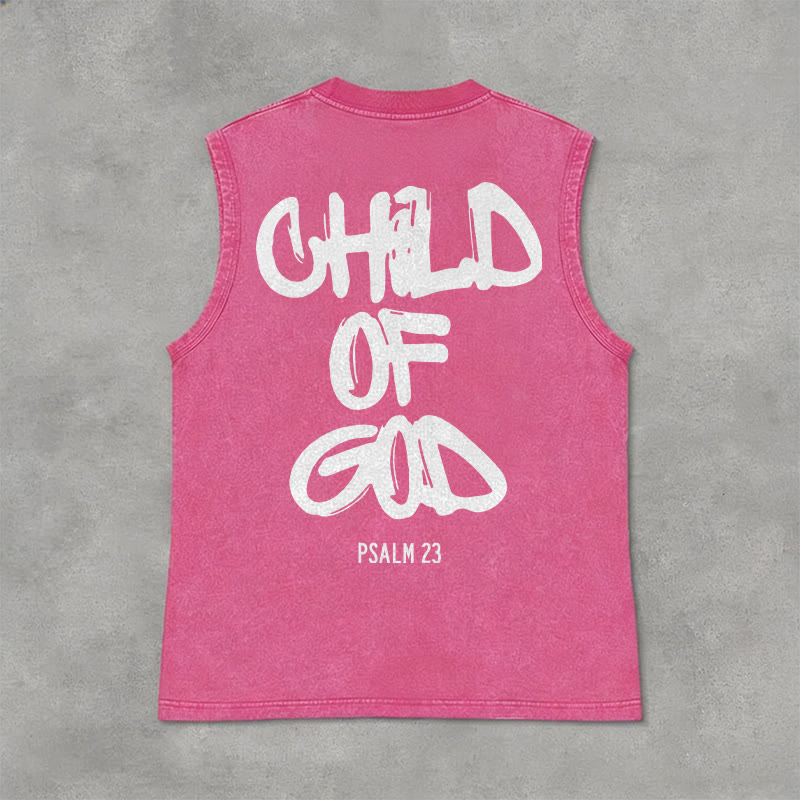 Christianartworkshop Kind Gottes Unisex-Tanktop - Rosa - 2XL - image 13