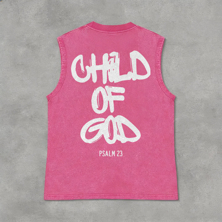 Christianartworkshop Kind Gottes Unisex-Tanktop - Rosa - 2XL - image 13