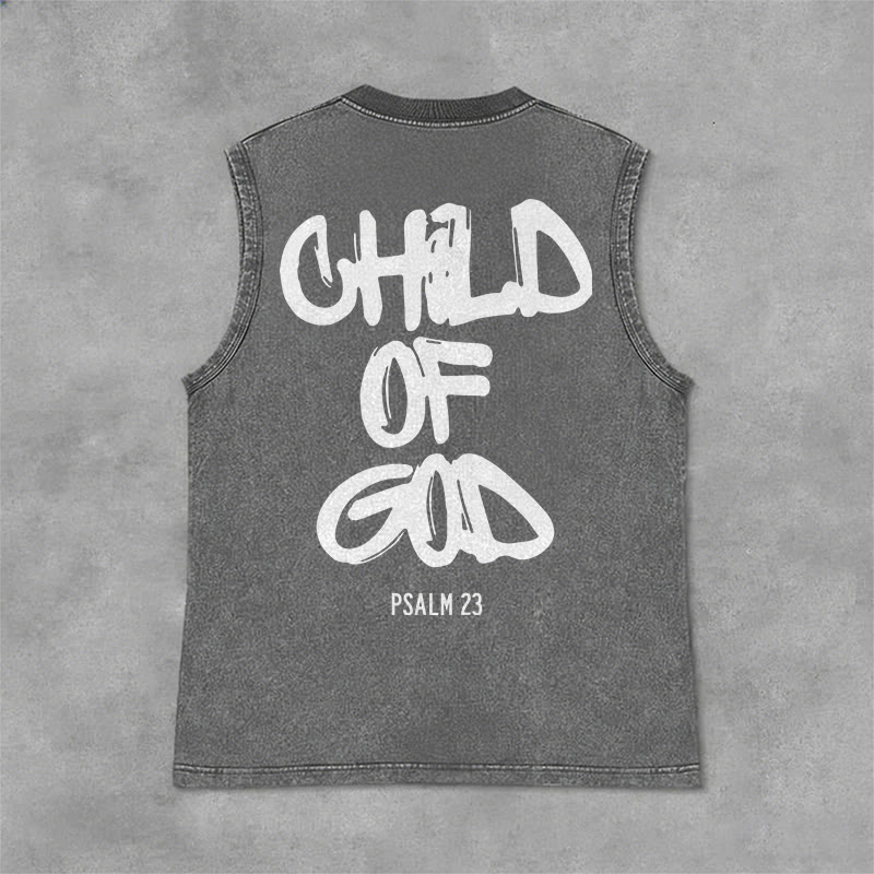 Christianartworkshop Kind Gottes Unisex-Tanktop - Grau - 2XL - image 7