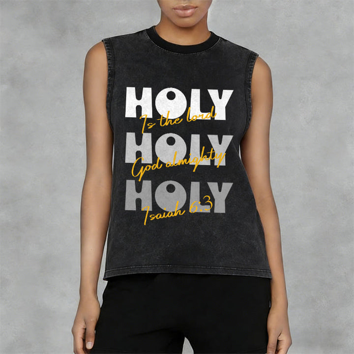 Christianartworkshop Heilige Heilige Heilige Unisex-Tanktop - image 8