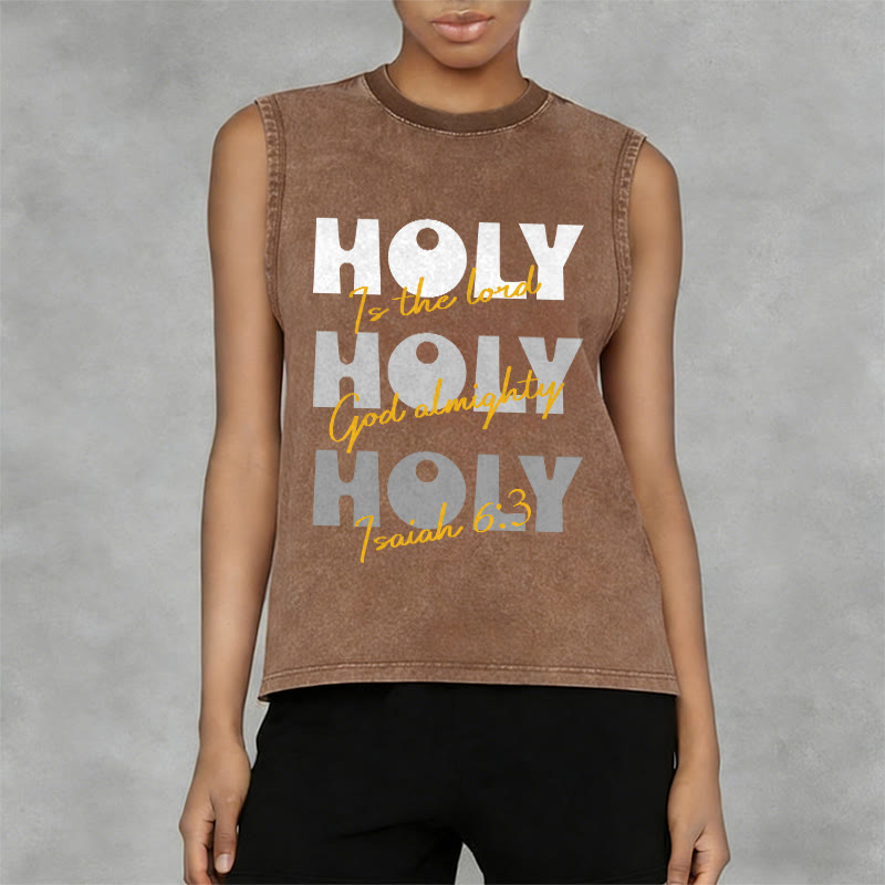 Christianartworkshop Heilige Heilige Heilige Unisex-Tanktop - image 11