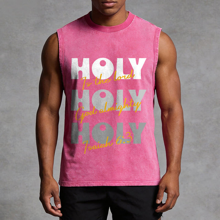 Christianartworkshop Heilige Heilige Heilige Unisex-Tanktop - image 13