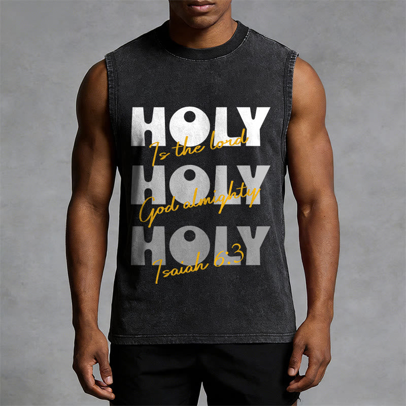 Christianartworkshop Heilige Heilige Heilige Unisex-Tanktop - image 7