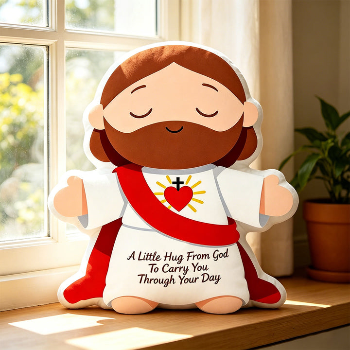Christianartworkshop Herz-Jesu-Kissen: Ein warmes, göttliches Kuschelkissen - image 3