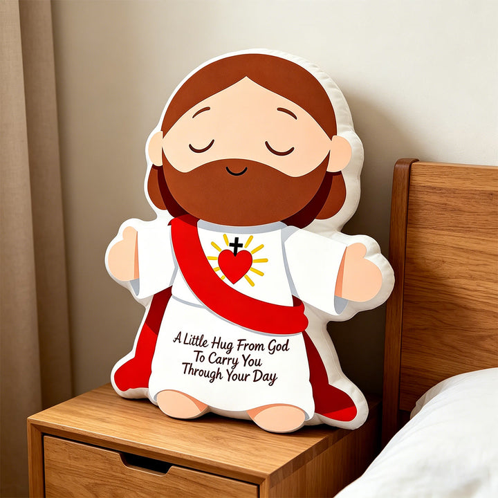 Christianartworkshop Herz-Jesu-Kissen: Ein warmes, göttliches Kuschelkissen - image 2