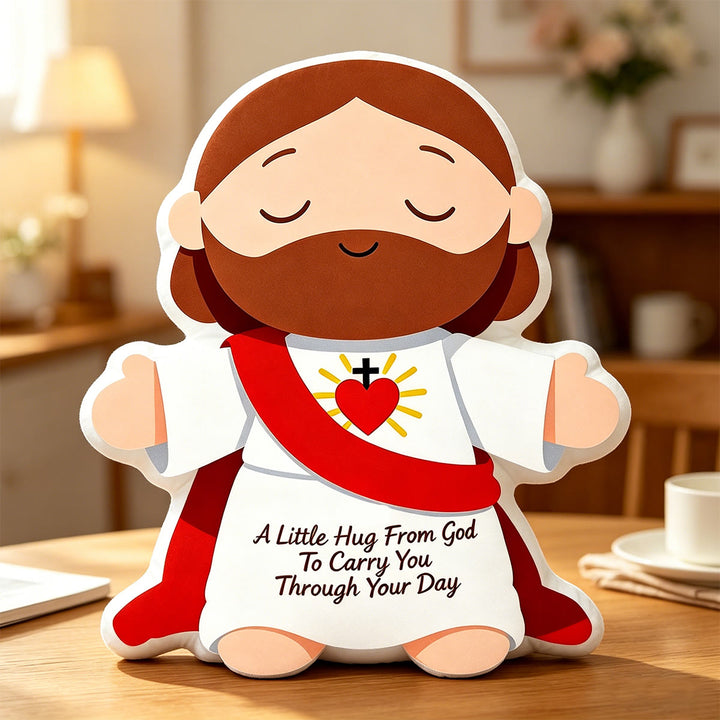 Christianartworkshop Herz-Jesu-Kissen: Ein warmes, göttliches Kuschelkissen - image 4