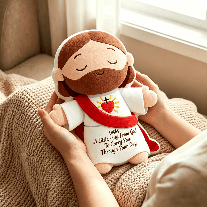 Christianartworkshop Herz-Jesu-Kissen: Ein warmes, göttliches Kuschelkissen - image 5