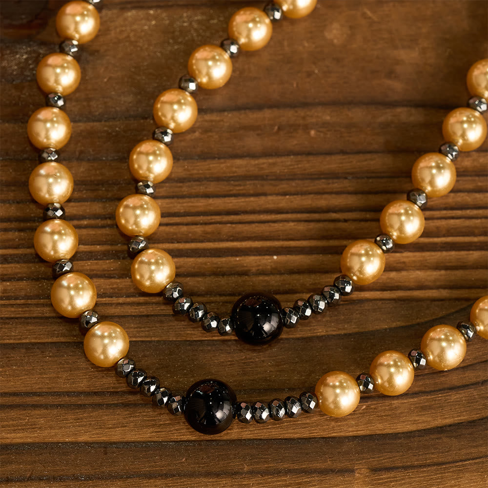 Christianartworkshop Rosenkranz aus vierfarbigen Glasperlen mit Herzmotivkreuz: Zeitloses Symbol des heiligen Gebets und des Glaubens - image 11