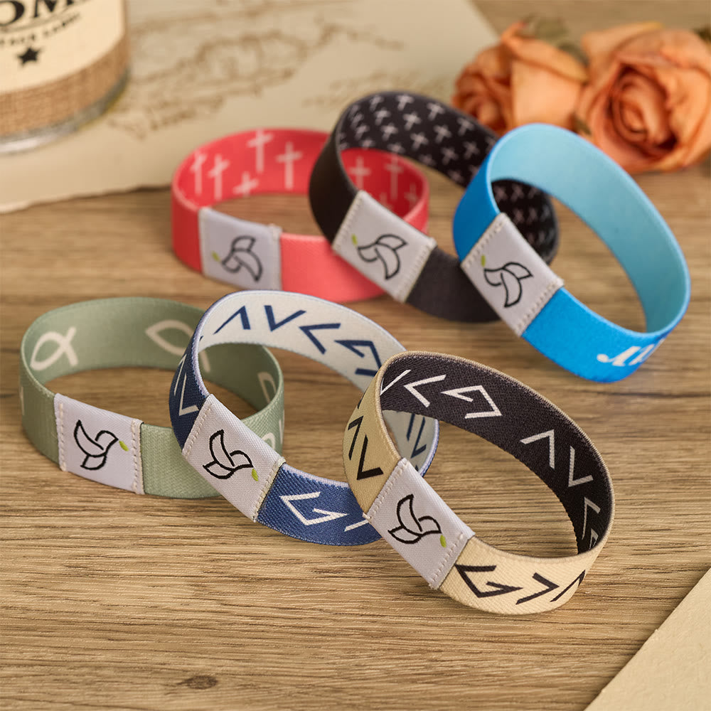 Christianartworkshop NFC-Armband mit Bibeltext-Funktion zum Antippen: Heilige Taube als Symbol der täglichen Andacht - image 0