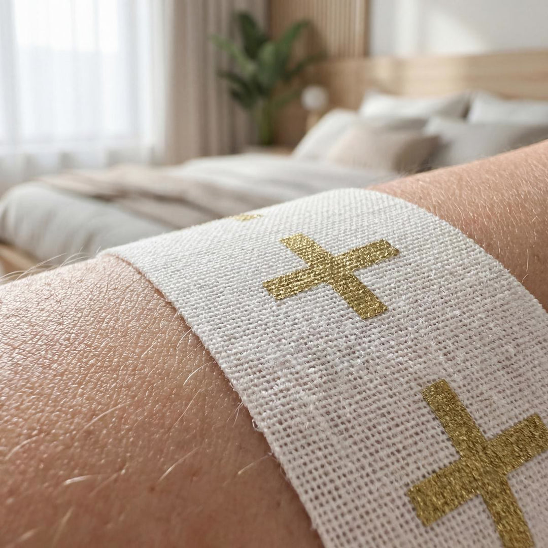 Christianartworkshop Sporttape mit Bibelvers: Handgelenkbandage mit Kreuzmotiv - image 17