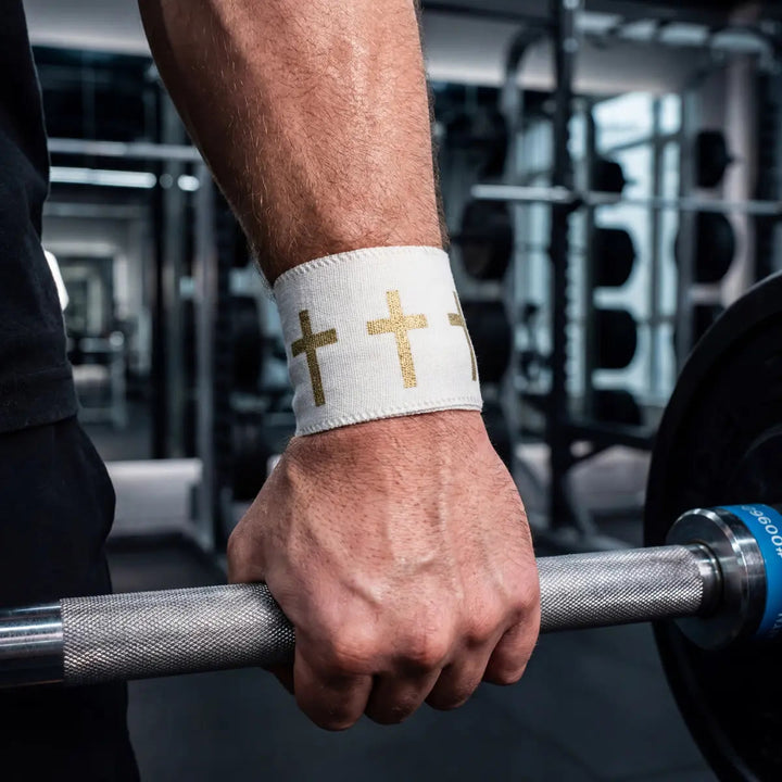 Christianartworkshop Sporttape mit Bibelvers: Handgelenkbandage mit Kreuzmotiv - Gold - 1,5''*359,84''/3,8 cm*9,14 m - image 16