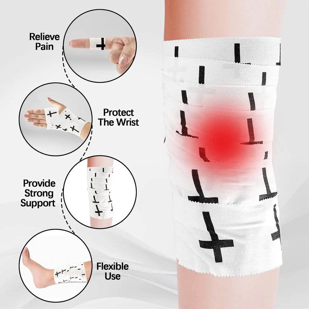 Christianartworkshop Sporttape mit Bibelvers: Handgelenkbandage mit Kreuzmotiv - image 16
