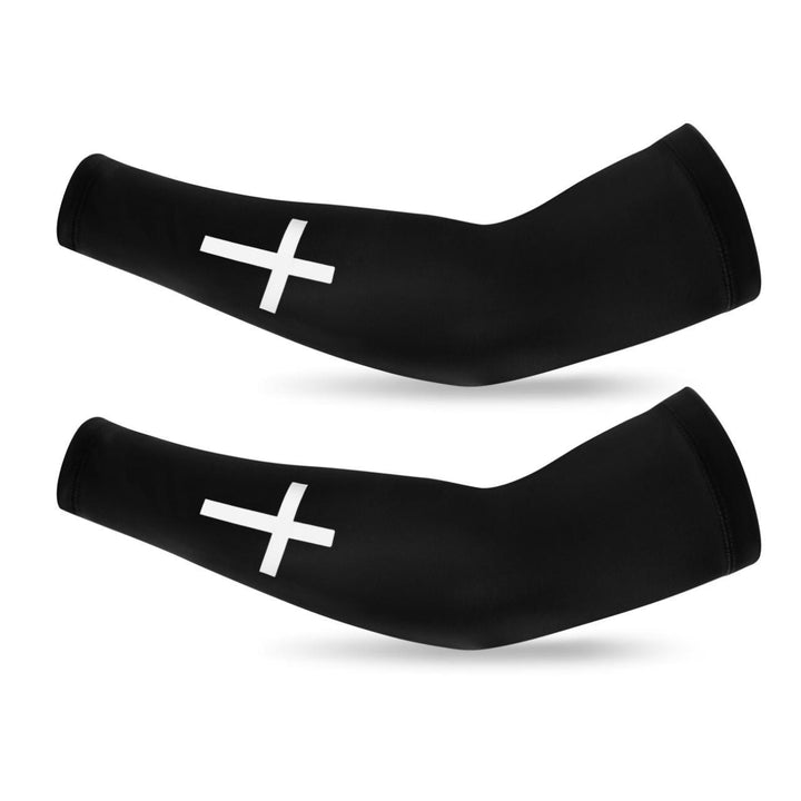 Christianartworkshop Cross Compression Armstulpen: Sportliche Unterstützung & Verletzungsprävention - Schwarz - image 2
