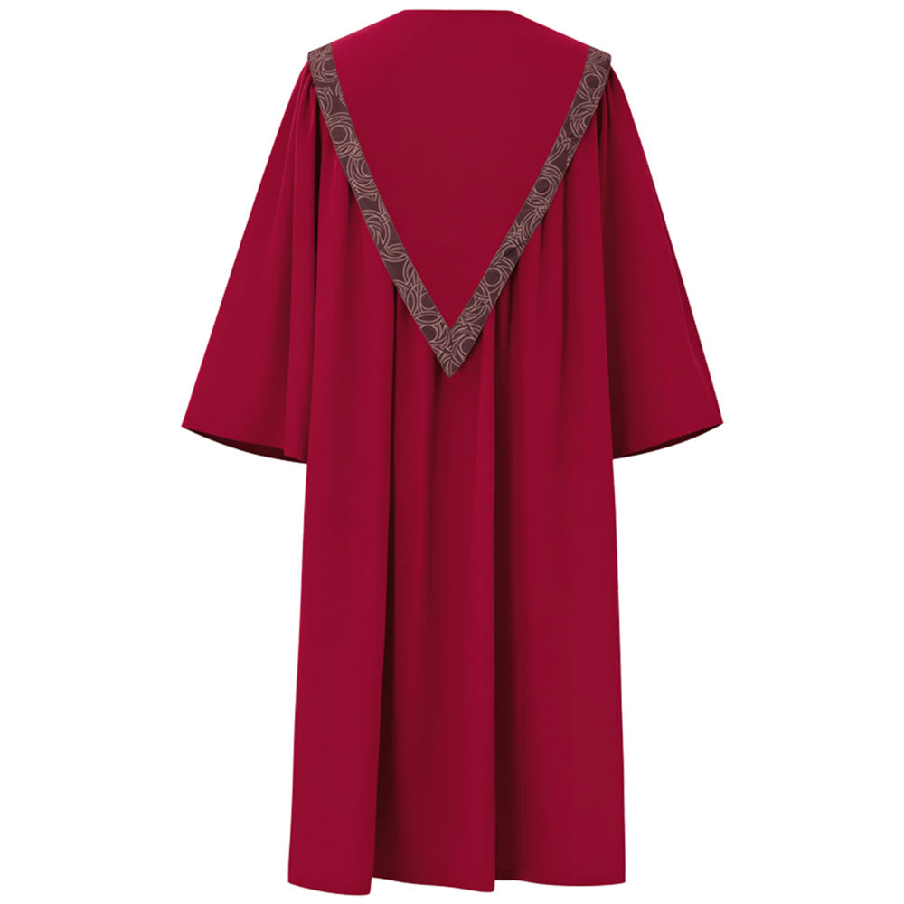 Formelle, mehrfarbige Priesterrobe von Christianartworkshop mit Kreuz und gemustertem Kragen - image 5